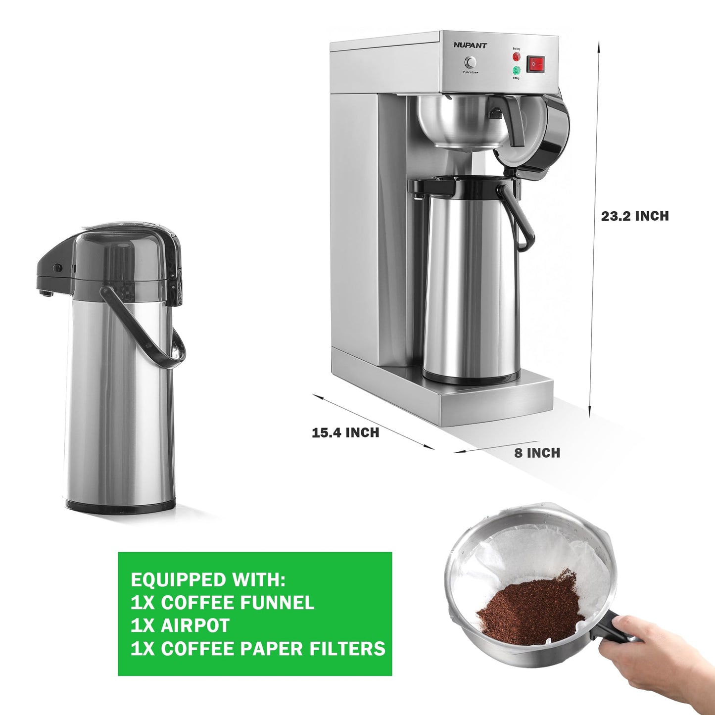 Stainless Steel Airpot Coffee Maker