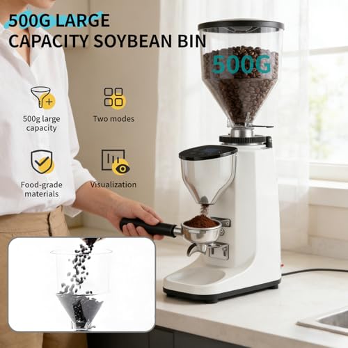 Electric Burr Coffee Grinder with 19 Grind Settings