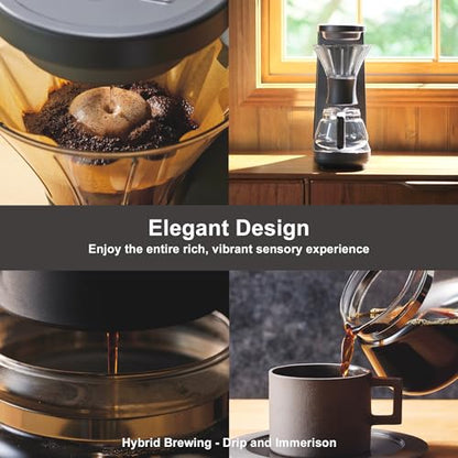 Automatic Pour Over Coffee Maker with 3 Brew Modes