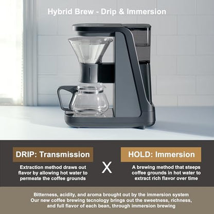 Automatic Pour Over Coffee Maker with 3 Brew Modes