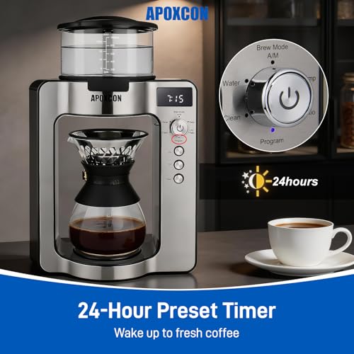 Automatic Drip Coffee Maker for Home Brewing