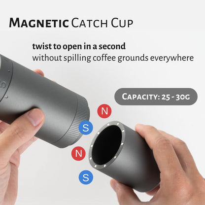 Premium Manual Conical Burr Coffee Grinder