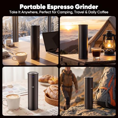 Portable USB Burr Coffee Grinder