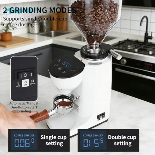 Electric Burr Coffee Grinder with 19 Grind Settings