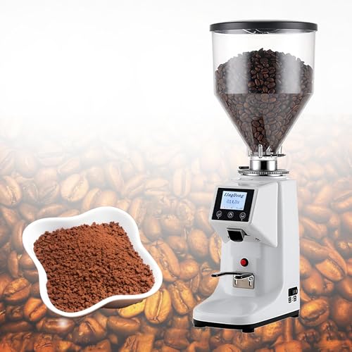 Commercial Burr Coffee Grinder with Digital Timer