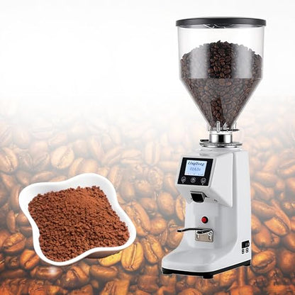 Commercial Burr Coffee Grinder with Digital Timer