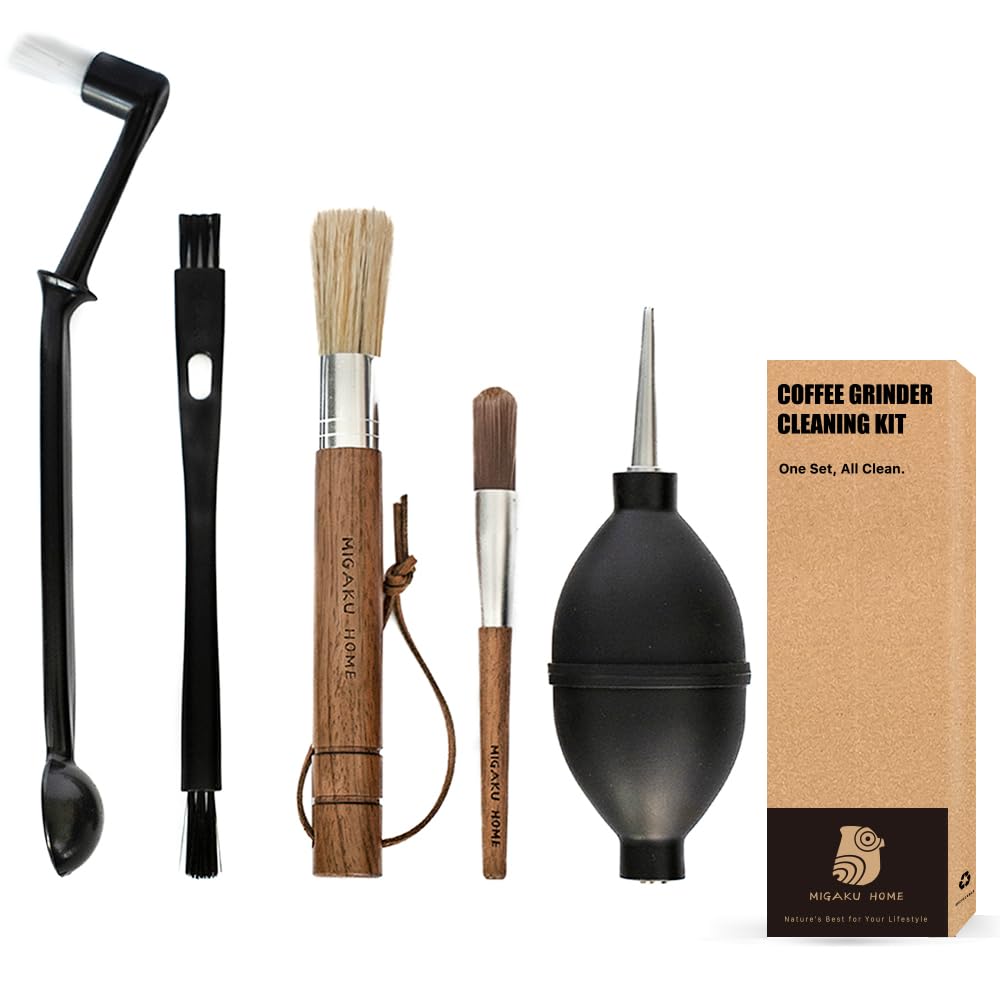 Coffee Grinder Cleaning Kit with Air Blower Set
