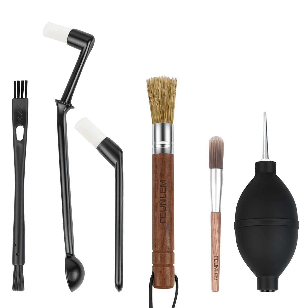 Coffee Grinder Cleaning Kit with 6-Piece Brush Set