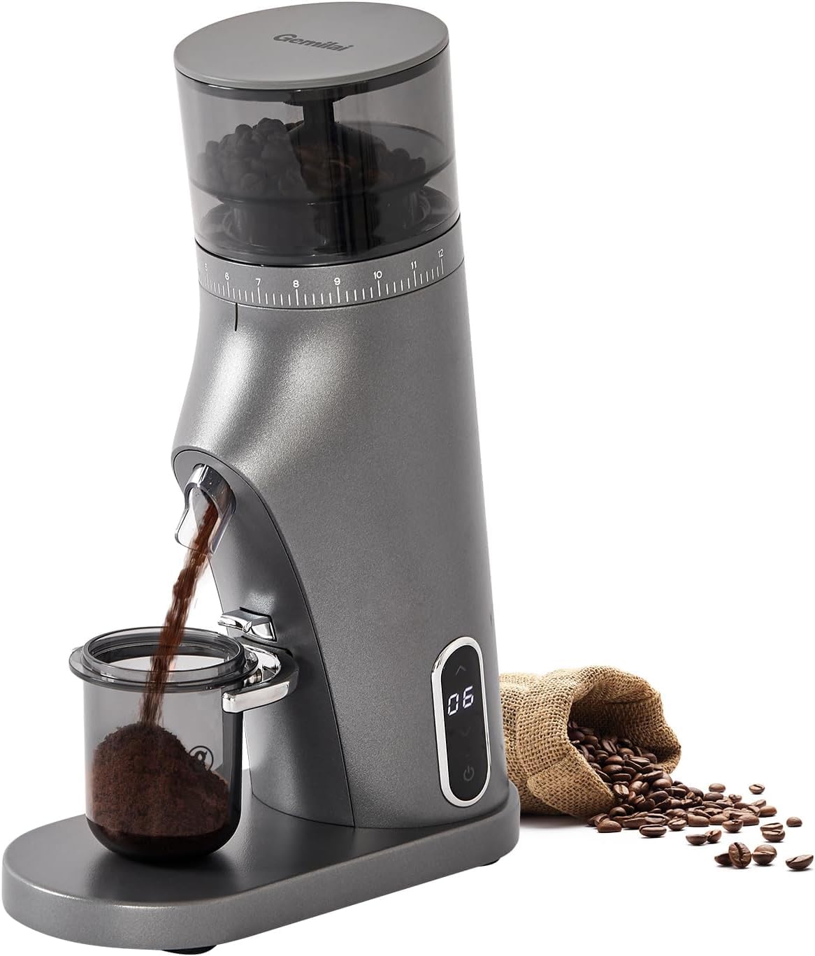 Gemilai Conical Burr Coffee Grinder Electric,Coffee Bean Grinder