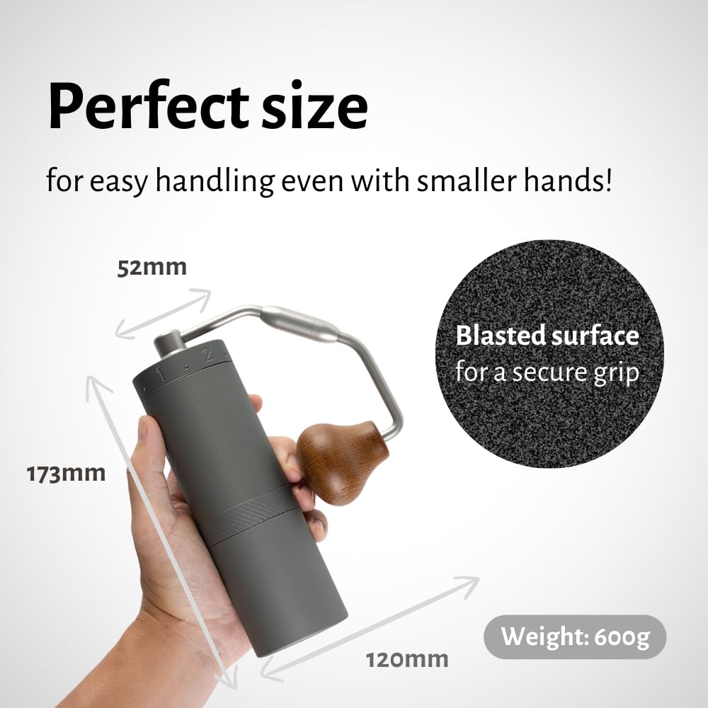 Premium Manual Conical Burr Coffee Grinder