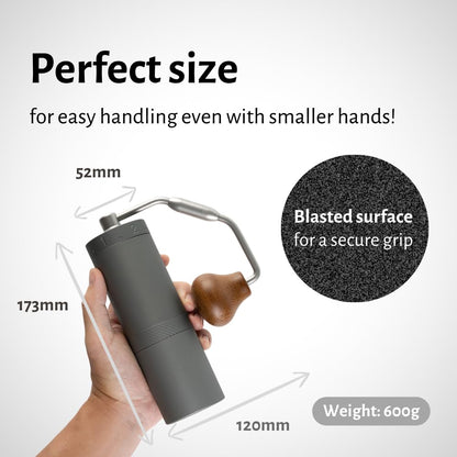 Premium Manual Conical Burr Coffee Grinder