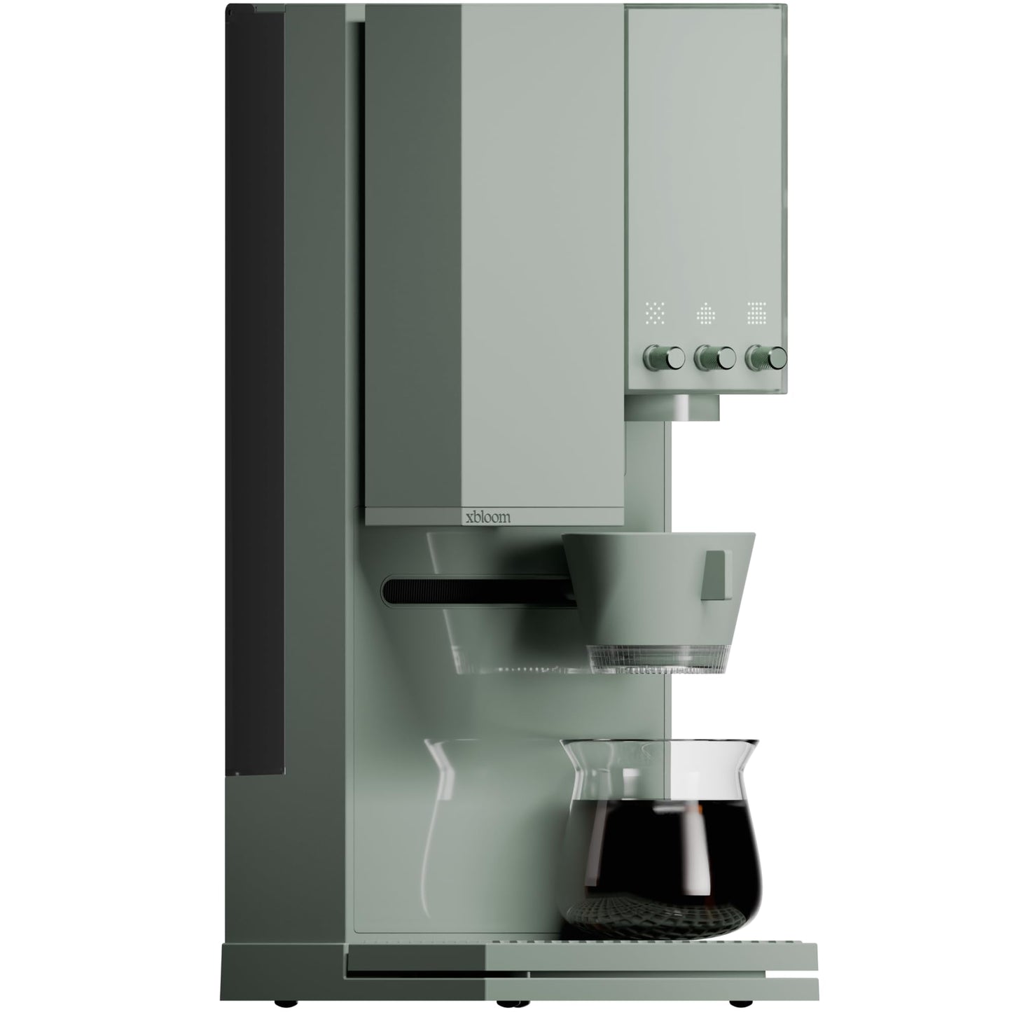 Automatic Drip Coffee Maker with Built-In Grinder
