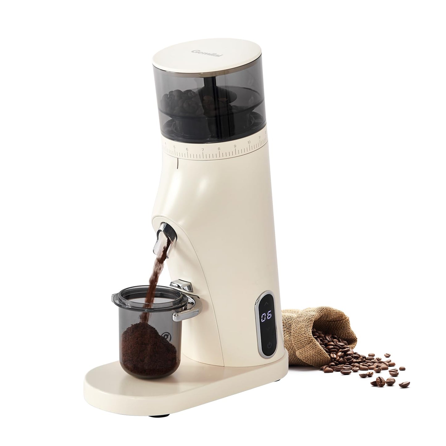 Gemilai Conical Burr Coffee Grinder Electric,Coffee Bean Grinder