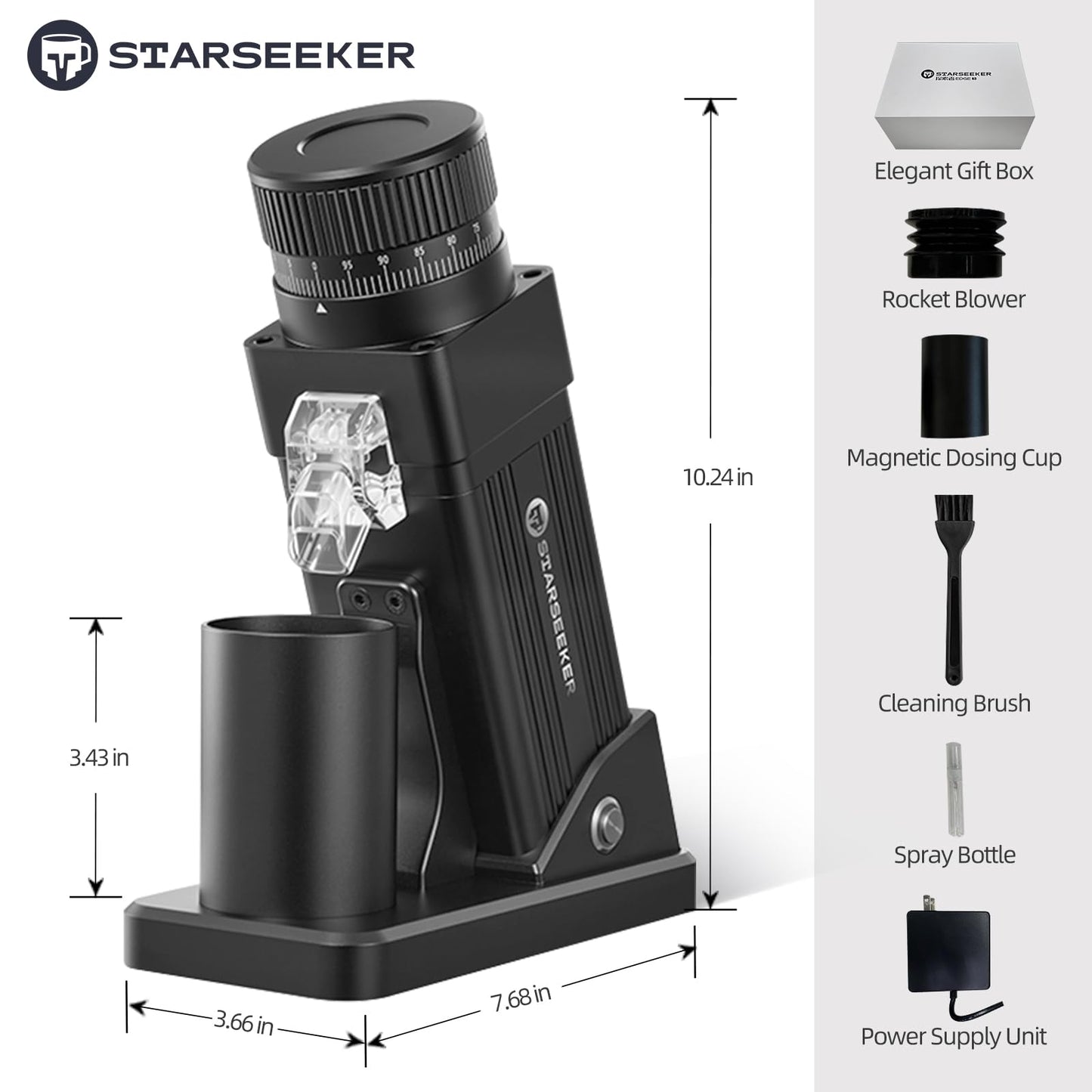 Professional Electric Burr Coffee Grinder