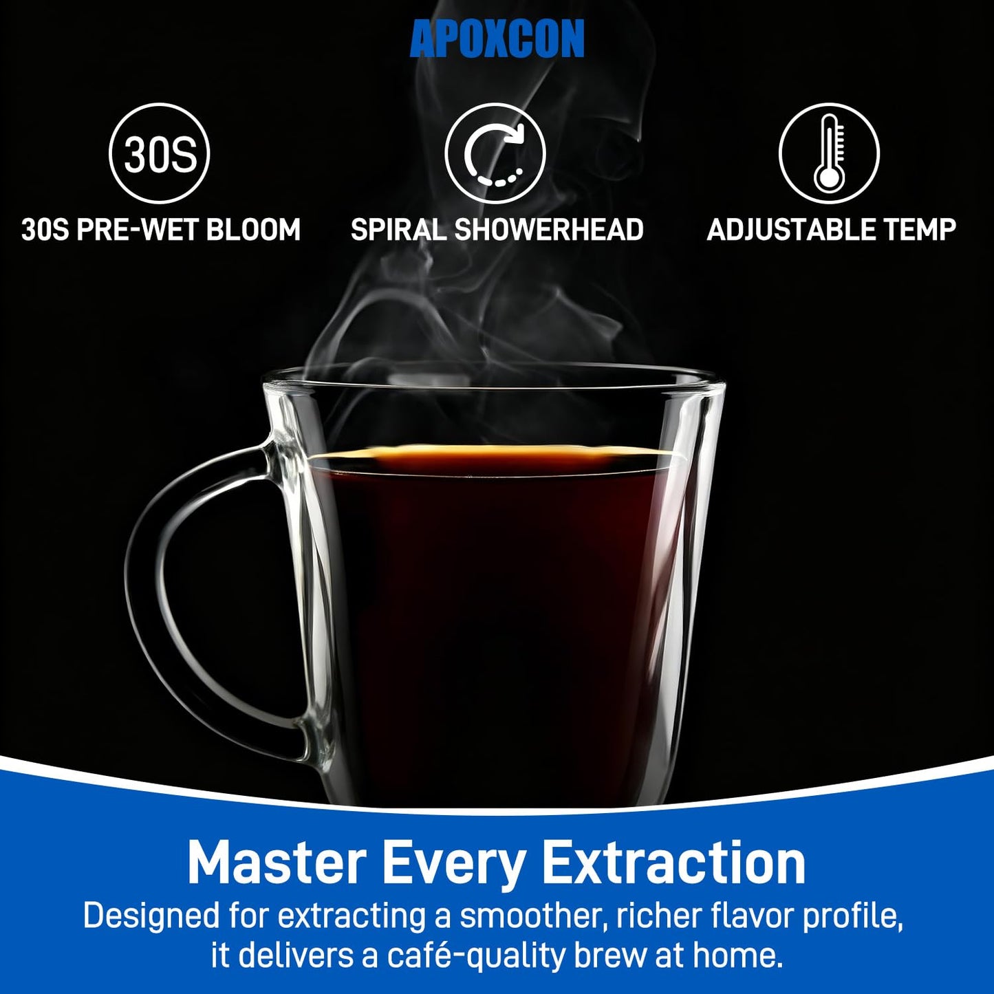 Automatic Drip Coffee Maker for Home Brewing