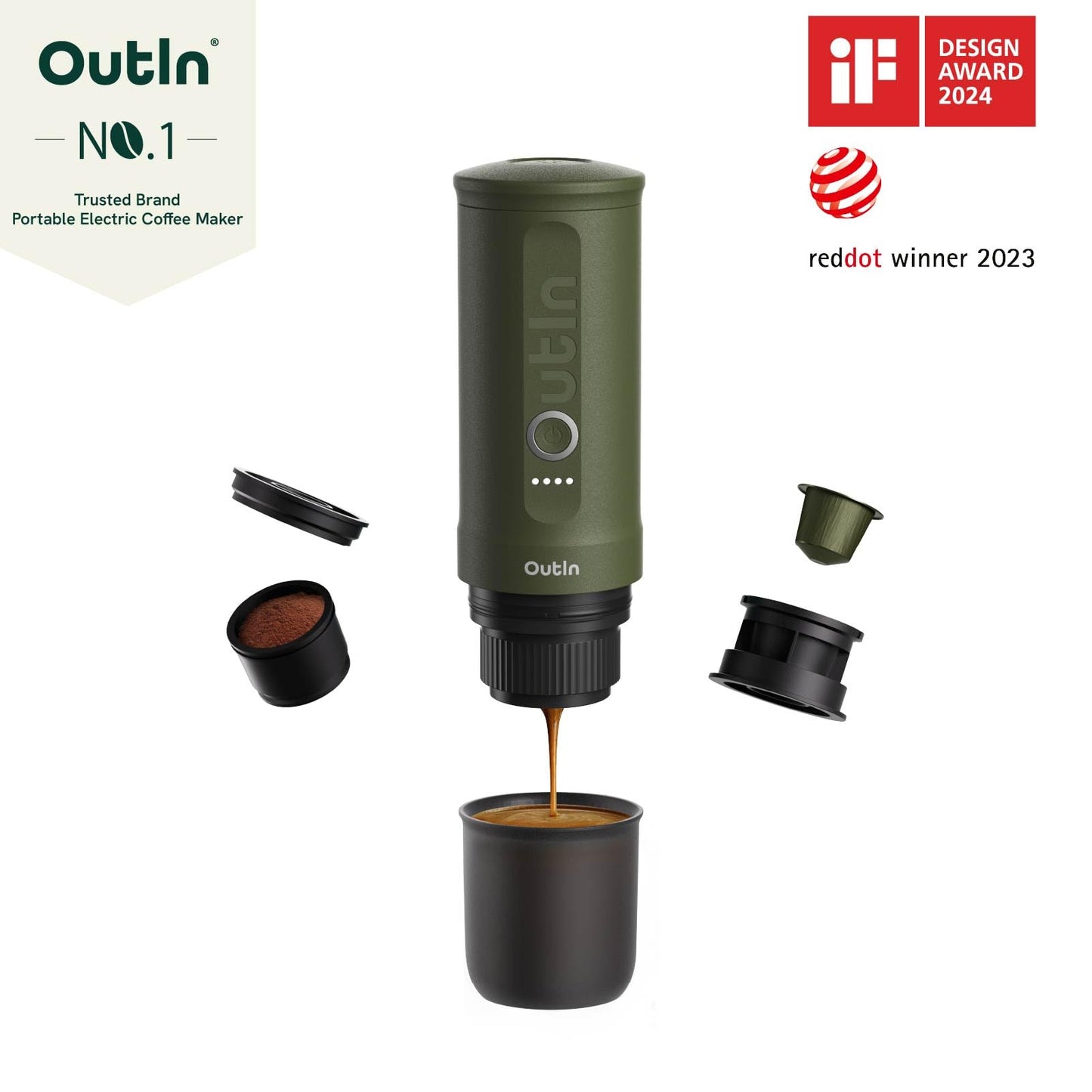 Portable Espresso Machine, Grinder & Coffee Scale Set
