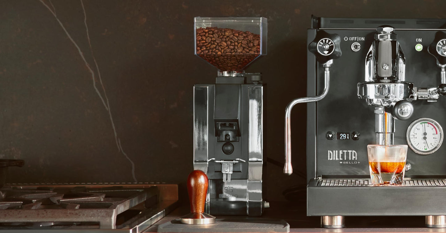 Stepless Espresso Burr Coffee Grinder