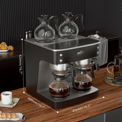 12-Cup Commercial Pour Over Coffee Maker