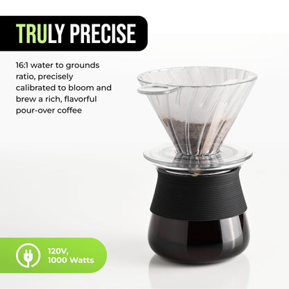 Automatic Pour Over Coffee Maker with Digital Controls
