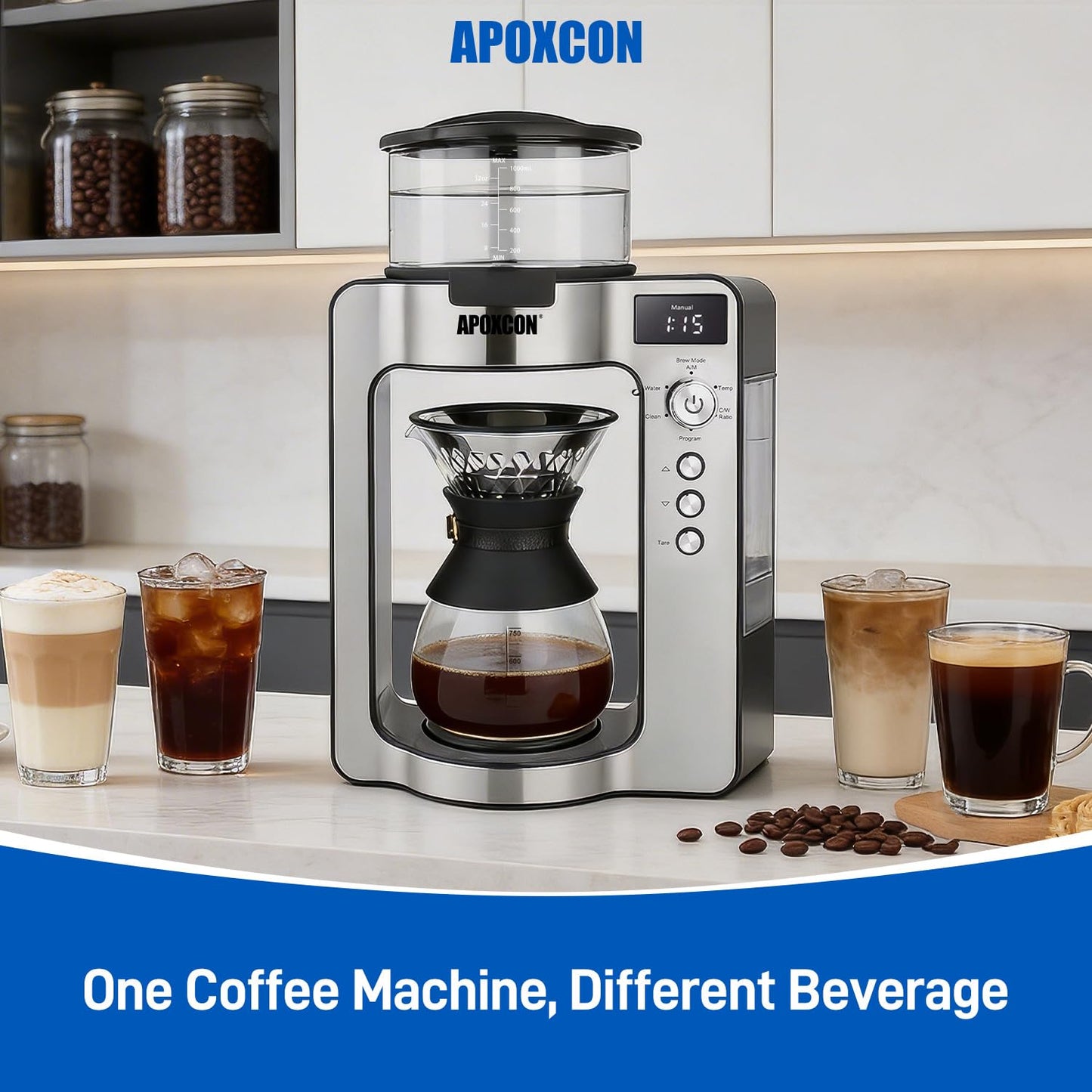 Automatic Drip Coffee Maker for Home Brewing