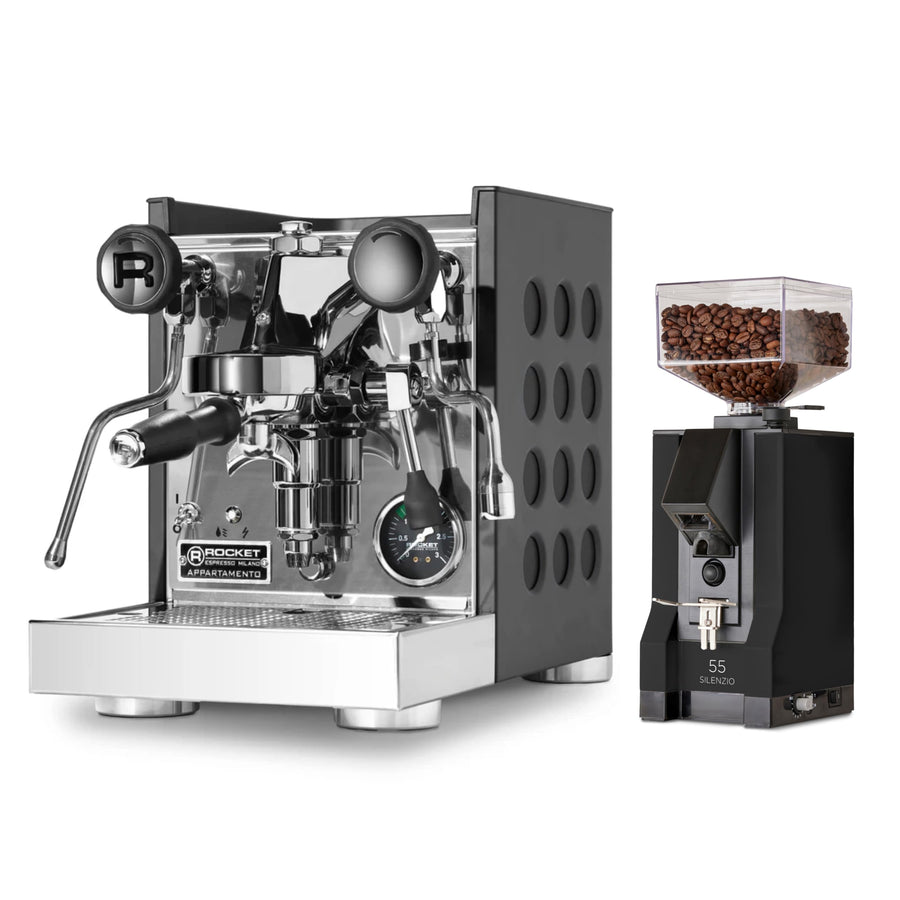 Espresso Machine & Burr Coffee Grinder Bundle