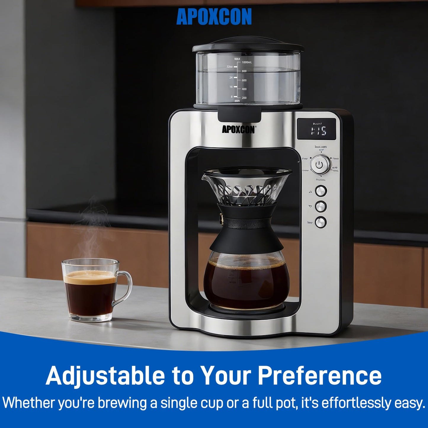 Automatic Drip Coffee Maker for Home Brewing