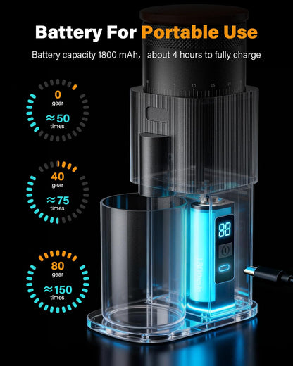 BZ02 Electric Conical Burr Coffee Grinder