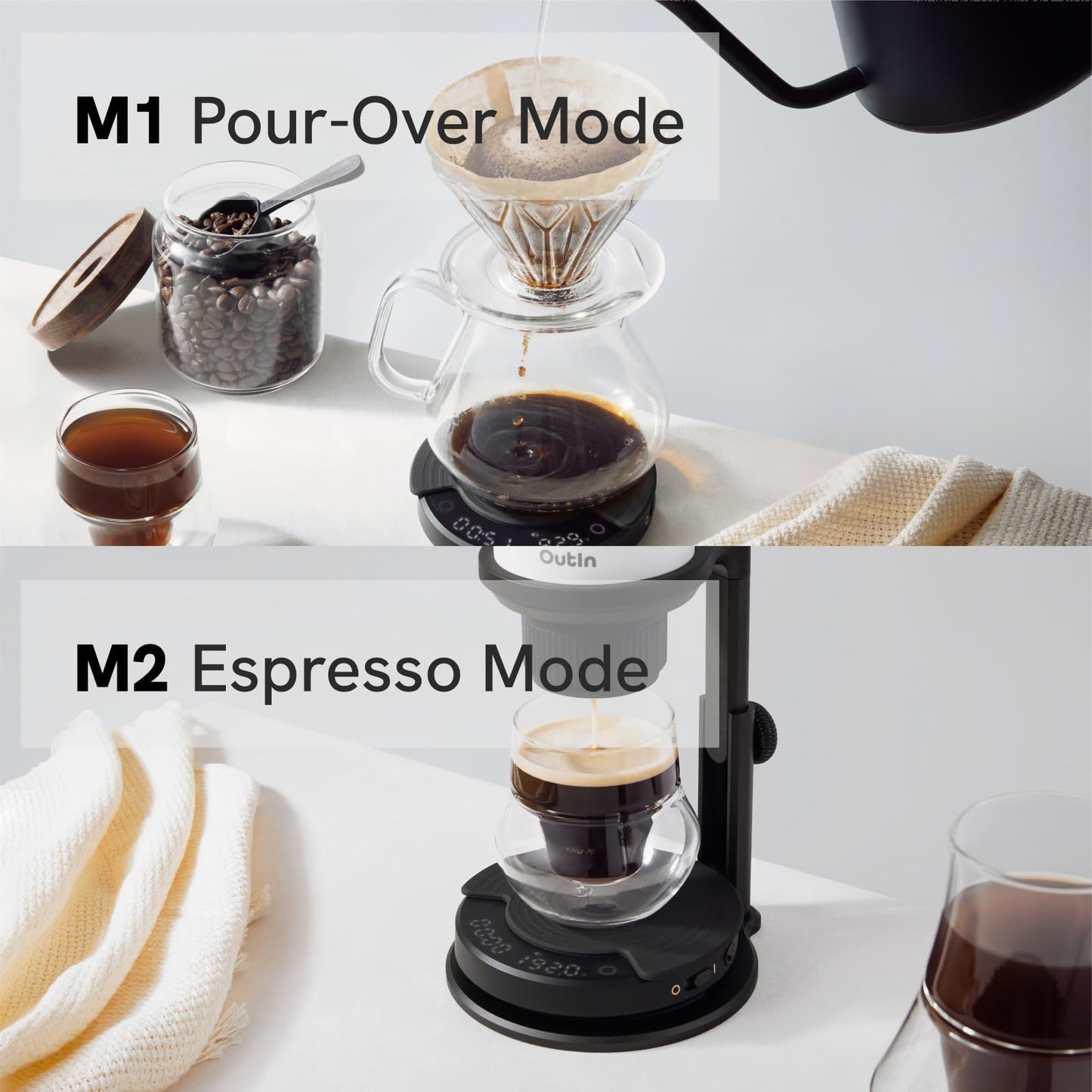 Portable Espresso Machine, Grinder & Coffee Scale Set