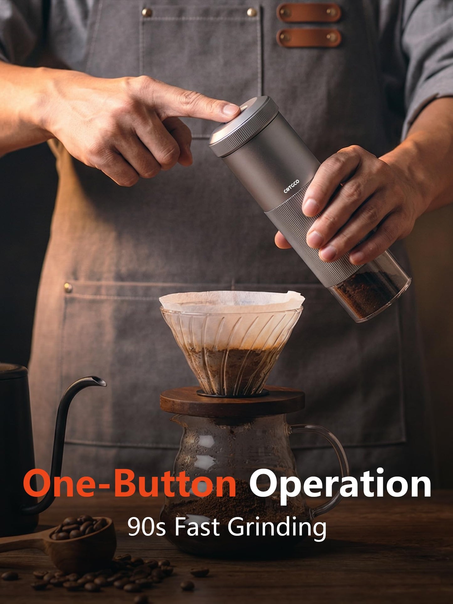 Portable USB Electric Coffee Grinder