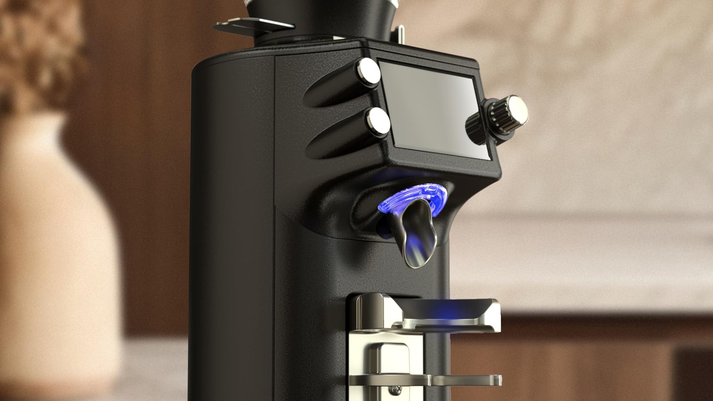 64mm Flat Burr Espresso Grinder with Grind-by-Weight