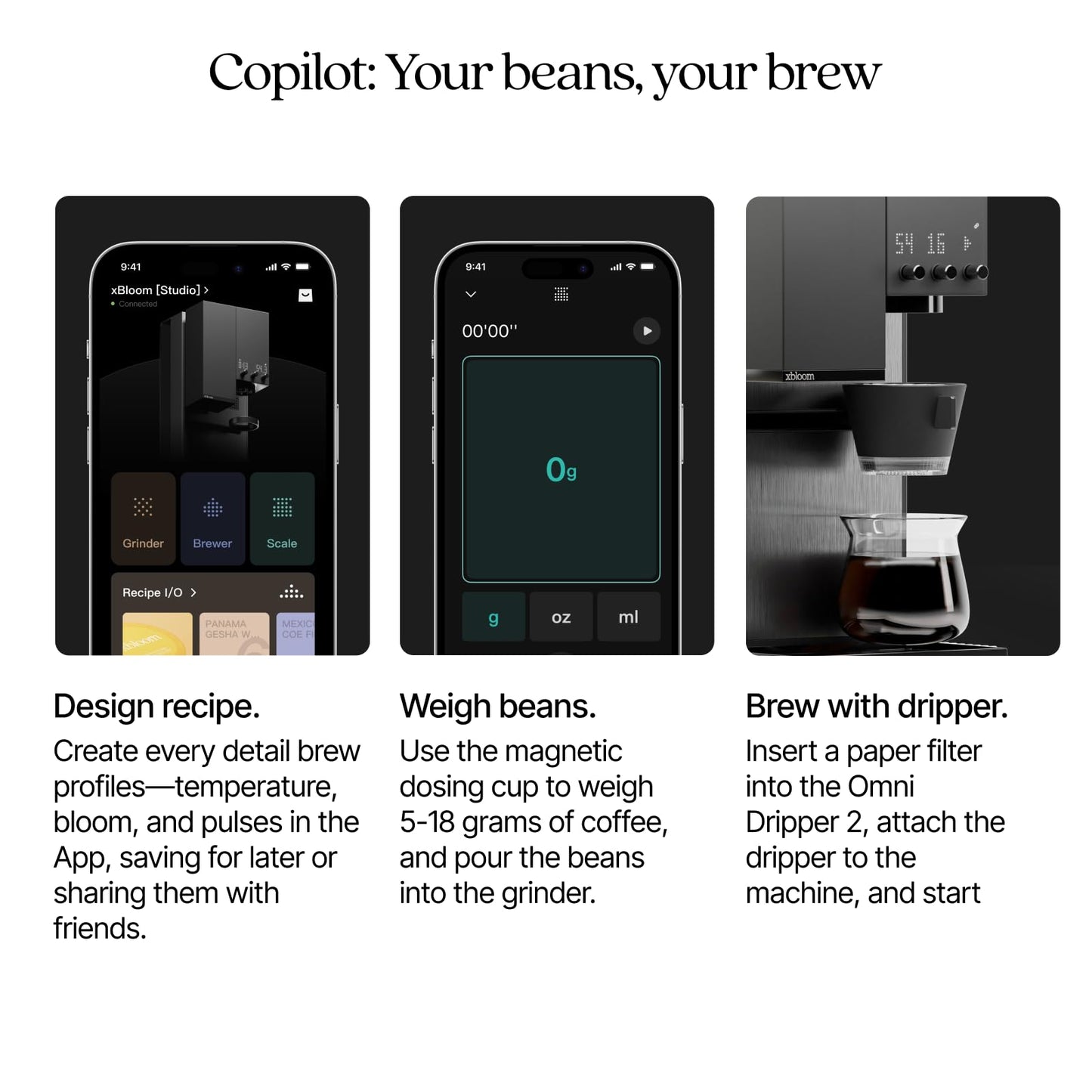 Automatic Drip Coffee Maker with Built-In Grinder
