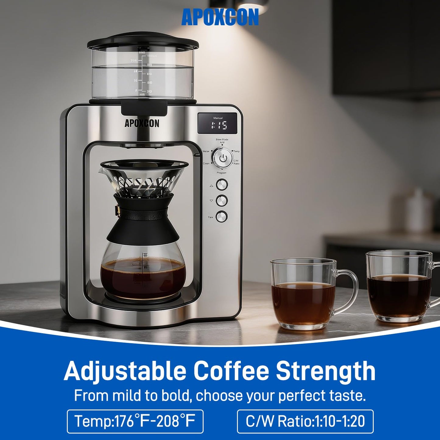 Automatic Drip Coffee Maker for Home Brewing
