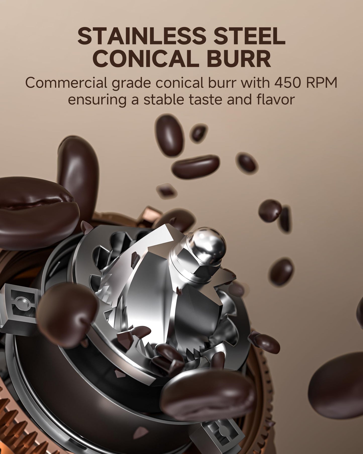 Single Dose Coffee Grinder with 40mm Burrs