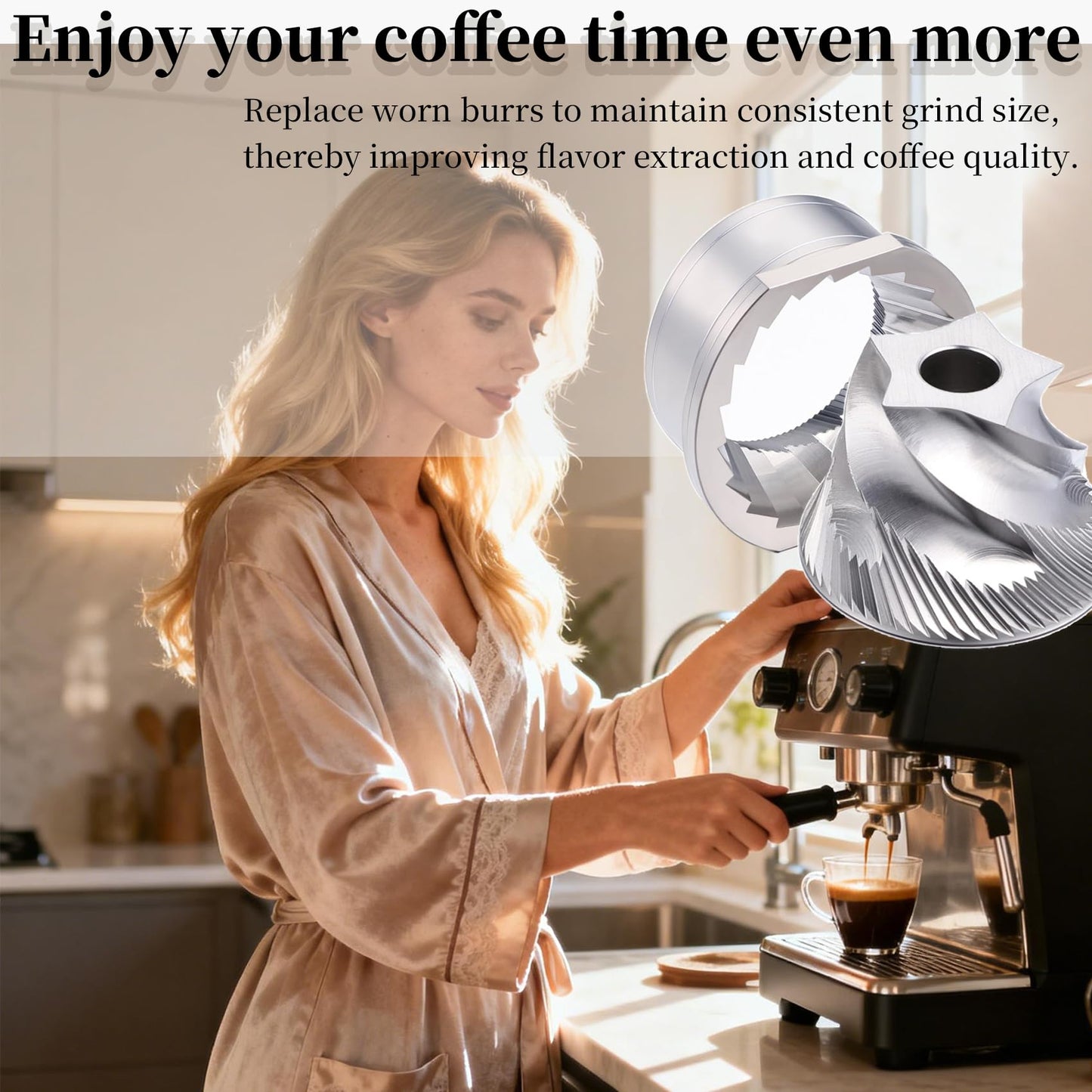 Conical Grinder Burr Set Replacement