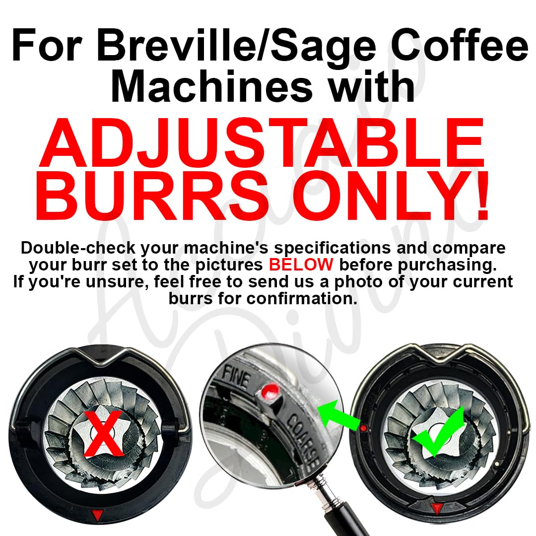 Precision Conical Burr Set for Espresso Coffee Grinders