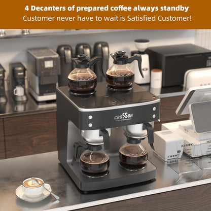 12-Cup Commercial Pour Over Coffee Maker
