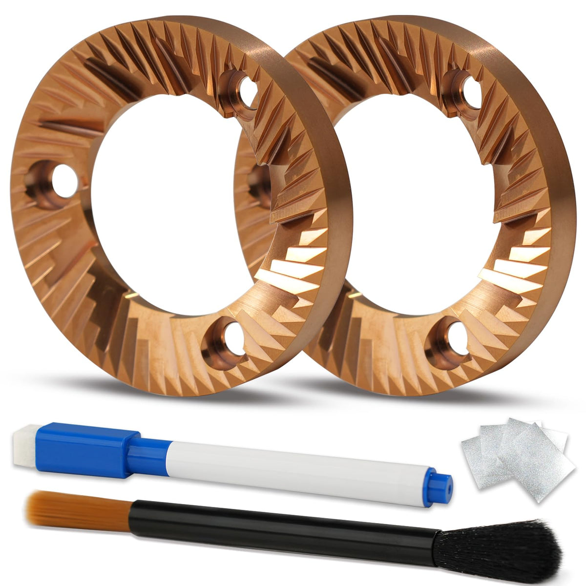 64mm Titanium Flat Burr Set for Coffee Grinders
