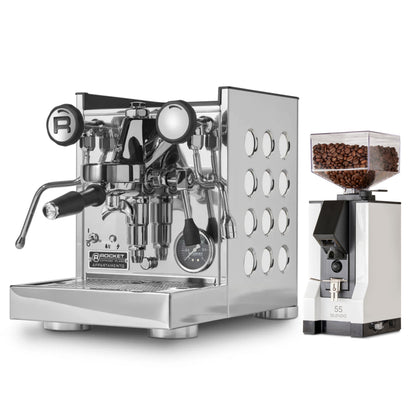 Espresso Machine & Burr Coffee Grinder Bundle