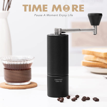 Adjustable Manual Burr Coffee Grinder