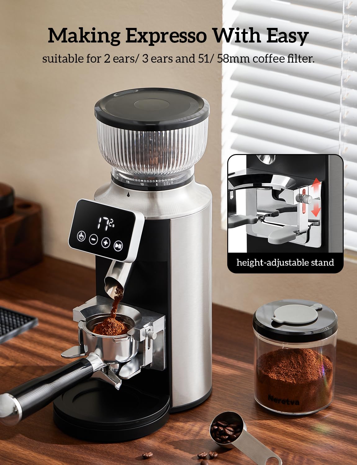 Neretva Burr Coffee Grinder