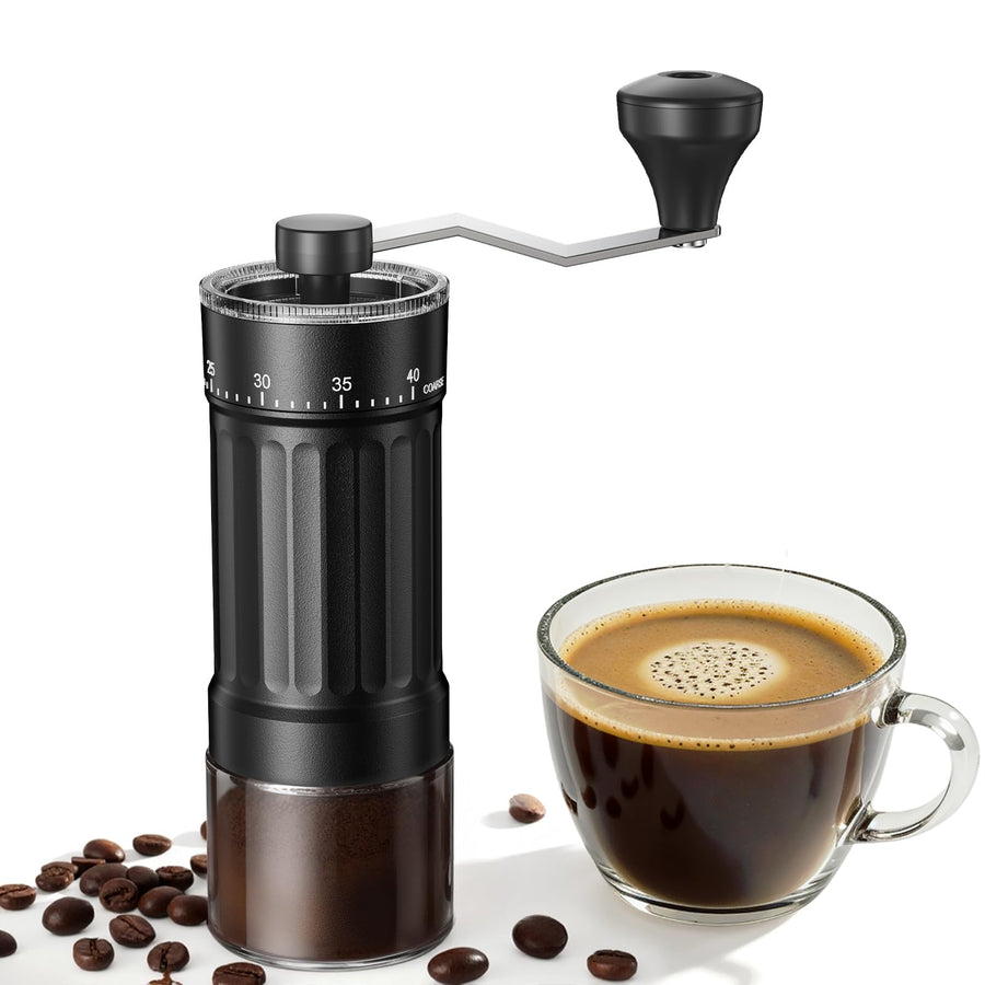 Manual Coffee Grinder with 40 Adjustable Settings