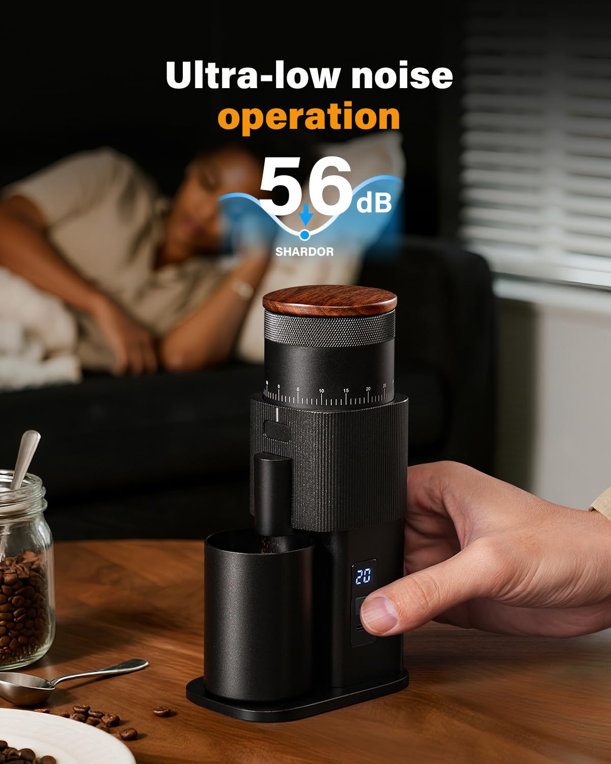 BZ02 Electric Conical Burr Coffee Grinder