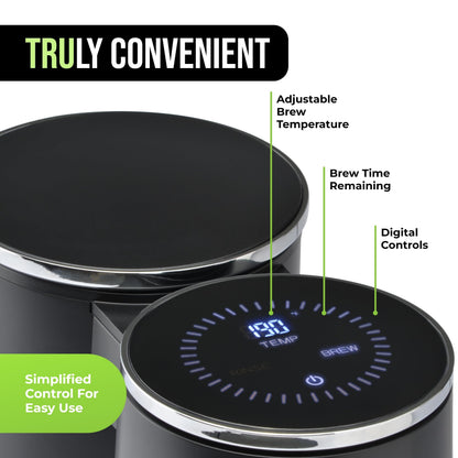 Automatic Pour Over Coffee Maker with Digital Controls