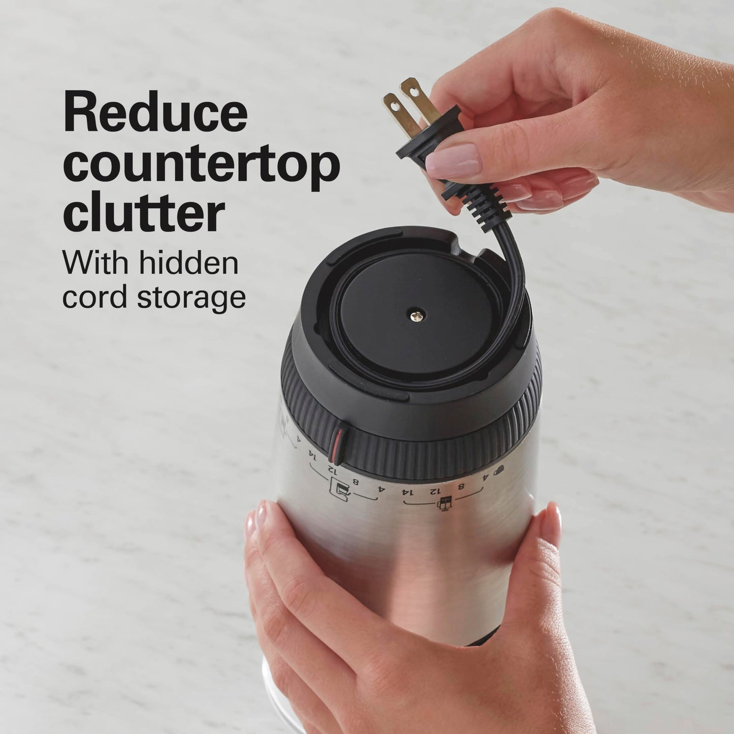 Electric Coffee Grinder with Removable Bowl