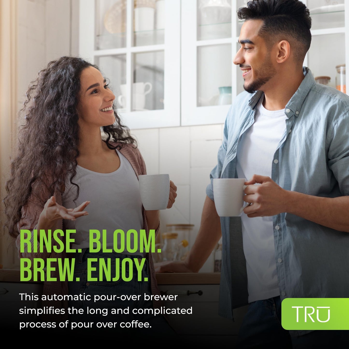 Automatic Pour Over Coffee Maker with Digital Controls