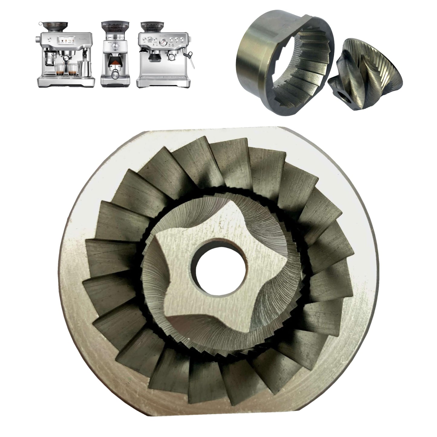 44.6mm Conical Burr Set for Espresso Coffee Grinders