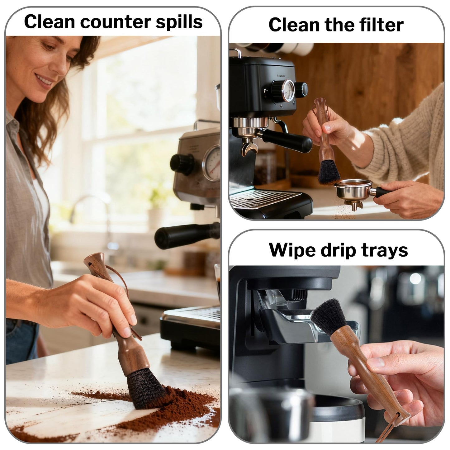 Belongtous Coffee Grinder Cleaning Brush